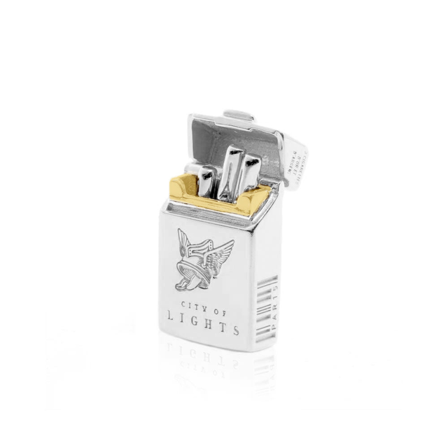 Gauloises Cigarettes Charm France Silver