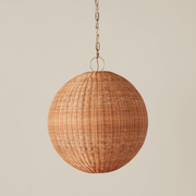 Miramar Rattan Round Pendant