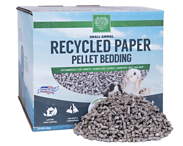 Small Animal Recycled Paper Pellet Bedding