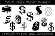 Dollar Sign SVG Bundle - Dollar Sign Clip Art By gjsart | TheHungryJPEG