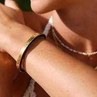Hair-tie Hider Cuff Bracelet