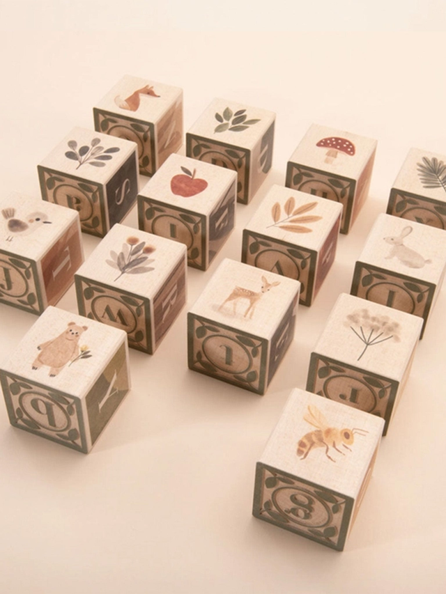 Watercolor ABC Blocks