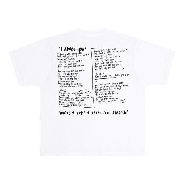 I Adore You Heavyweight Tee