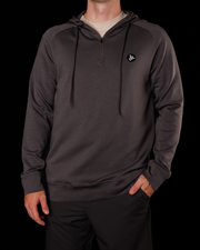 Men's Ultra Q-Zip Hoodie - Ash