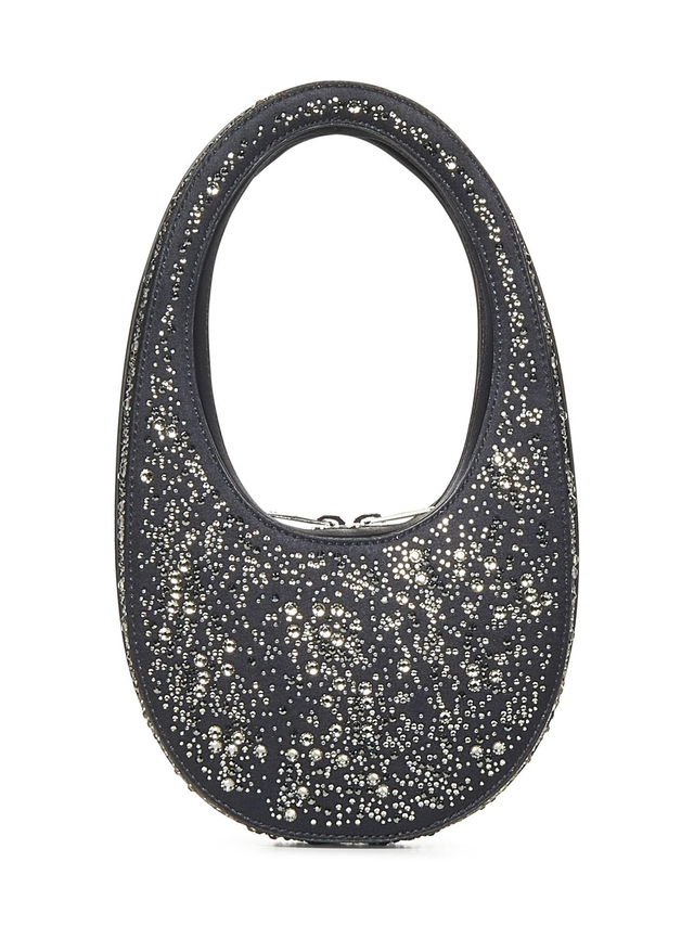 Coperni Crystal-Embellished Mini Swipe Handbag