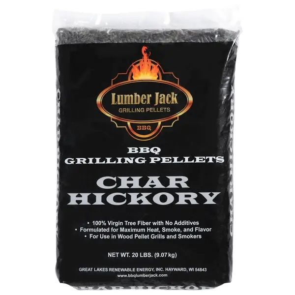 Lumberjack Char Hickory Blend Grilling Pellets - 20 lbs