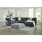 Bristol Charcoal 3PC Sectional with right chaise