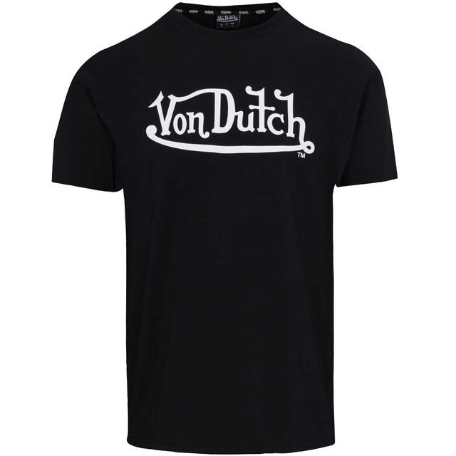 Von Dutch Originals Logo Black SS Tee