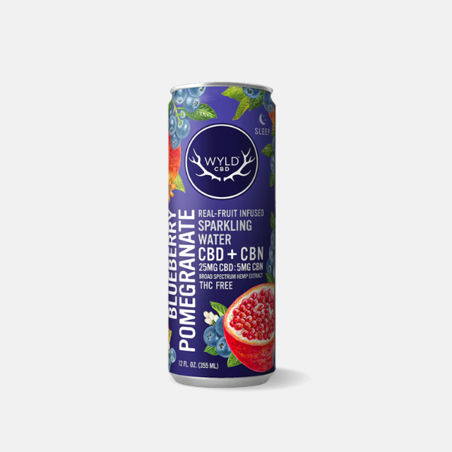 Hemp Blueberry Pomegranate Sparkling Water
