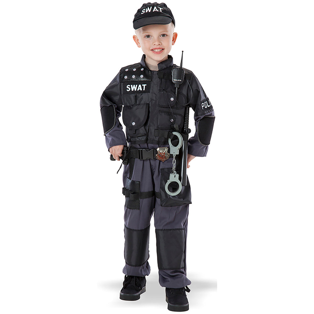 SWAT Team Costume in Black