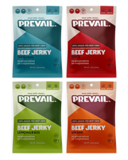 Variety Pack, Pack of 4 by PREVAIL Jerky