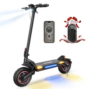 ISCOOTER iX7 Pro Patinete Eléctrico de Doble Motor para Todo Terreno de 1000W con Rueda de 10 Pulgadas, Batería de 48V 17,5Ah, Compatible con Aplicación - Región A