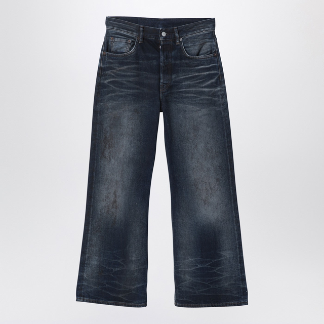 Acne Studios Dark Blue Washed Denim Jeans