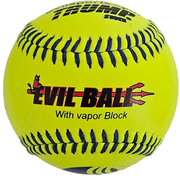 Evil Sports 12” USSSA Leather Softball Classic M One Dozen:  1394795
