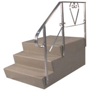 Dura Grip II&trade; 24&quot; x 24&quot; X 36&quot; Fiberglass 3 Step