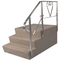 Dura Grip II™ 24" x 24" X 36" Fiberglass 3 Step