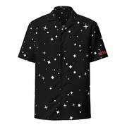 NASA Worm Logo Star Print Unisex button shirt