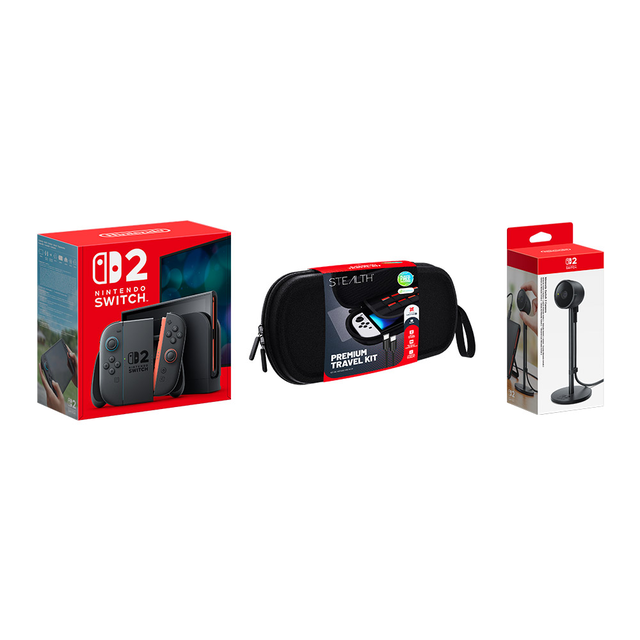 Nintendo Switch 2 with Switch 2 Camera & Stealth Premium - Travel Pack