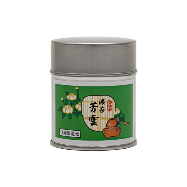 【日本直邮】日本 日本其他 okunishirokuhoen 奥西绿芳园 抹茶粉罐装浓茶 40g 芳雲