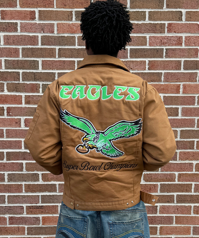 Skeleton Rhinestone Full Zip Hoodie - Black