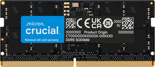 Crucial 24GB DDR5-5600 SODIMM | CT24G56C46S5 | Crucial.com