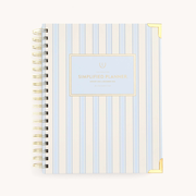 2026 Spiral Weekly Simplified Planner - Serene Stripe