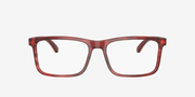 Glasses Direct ™ - EA3227 - Pillow Shiny Bordeaux & Top Smoke Frame Glasses For Men