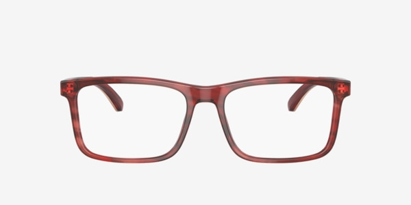 Glasses Direct ™ - EA3227 - Pillow Shiny Bordeaux & Top Smoke Frame Glasses For Men