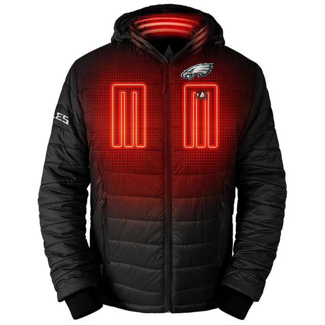 ActionHeat Philadelphia Eagles 5V Men's Puffer Battery Heated Jacket