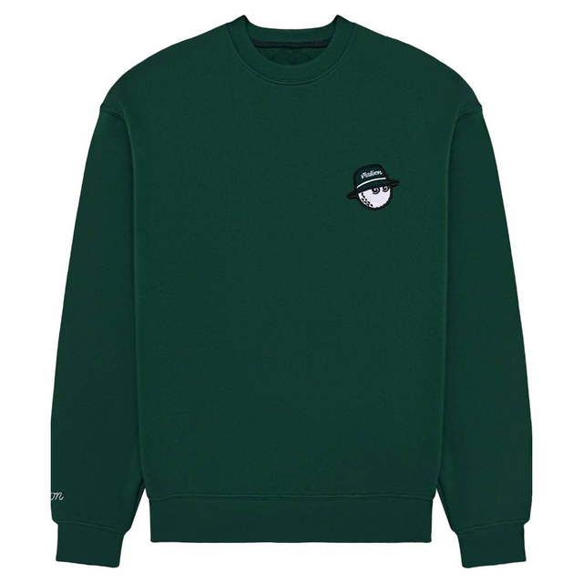 Malbon Range Cooper Golf Sweatshirt Forest - 25 Men