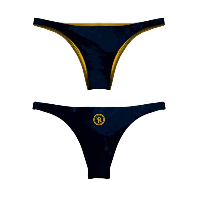 Womens Sublimated Noir Black Brooke Bikini Bottom