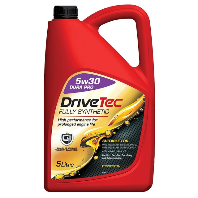 DRIVETEC - 5W30 FULLY SYNTHETIC DURA PRO - 5L ENGINE OIL
