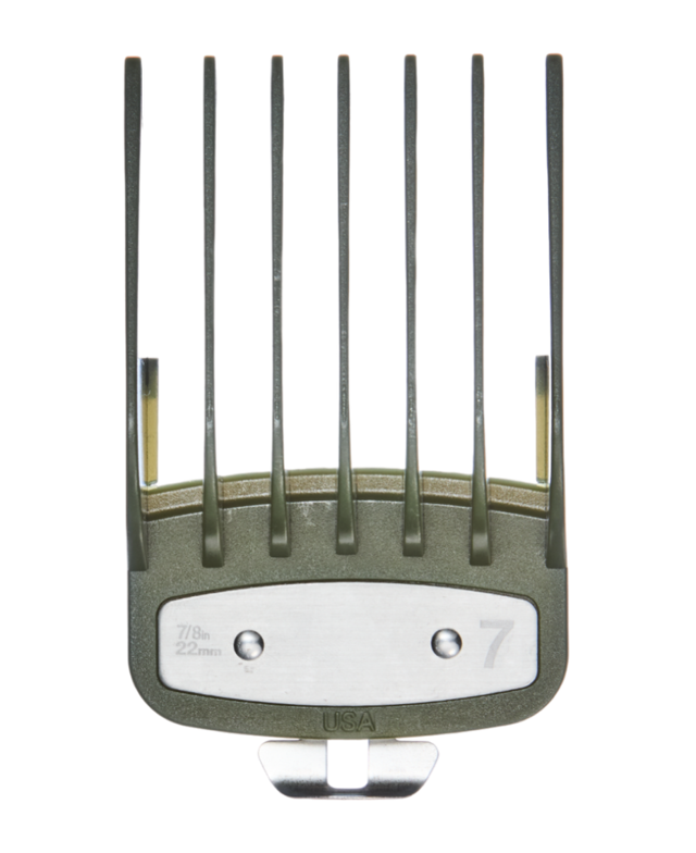 Hair Clipper Guide Comb #7 - 22MM - Dark Green