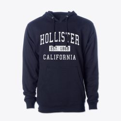 Hollister California Classic Established Cotton Hoodie Sweatshirt