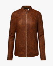 Vegan Leather Moto Jacket