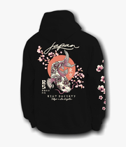 Japan Koi Tattoo Blossom Mens Hoodie
