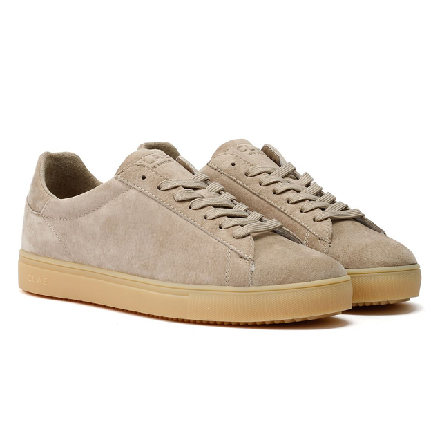 Clae Bradley Suede Men's Cashmere/Natural Gum Trainers