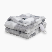 Printed VelvetLoft® Faux Fur Heated Throw