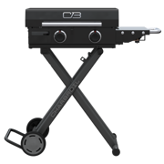 22" Folding Cart Gas Griddle | 2 Burner Performance Series™ Portable Grill