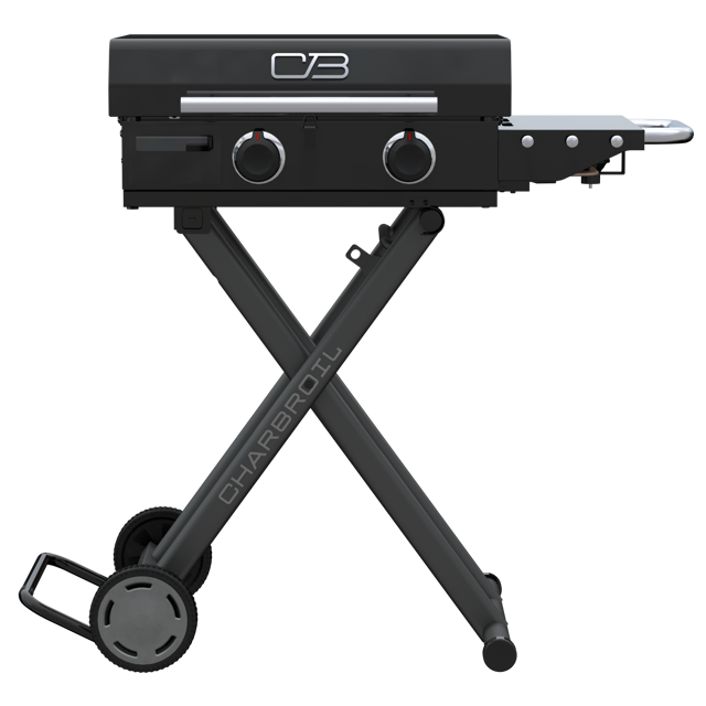 22" Folding Cart Gas Griddle | 2 Burner Performance Series™ Portable Grill