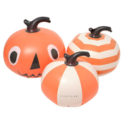 Light Up Orange Inflatable Halloween Pumpkins Set of 3