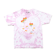Hello Kitty x Care Bears Tie-Dye Glitter Tee