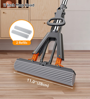 Joybos® Self-Wringing Sponge Mops For Floor Cleaning Squeeze Z175