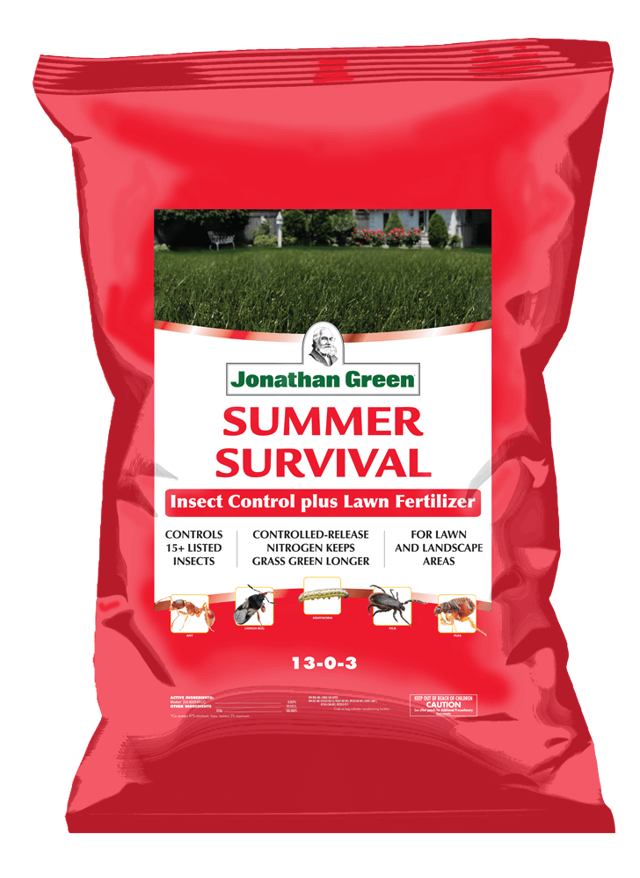Summer Survival Insect Control with Lawn Fertilizer