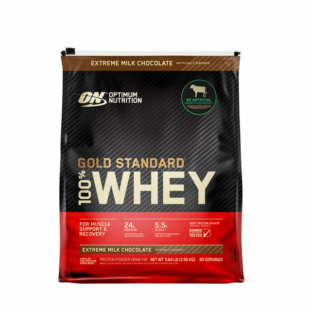 Optimum Nutrition Gold Standard 100% Whey Protein Powder, Vanilla, 80 Servings
