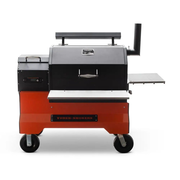 Yoder Smokers YS640s Pellet Grill on Competition Cart