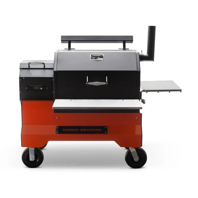 Yoder Smokers YS640s Pellet Grill on Competition Cart