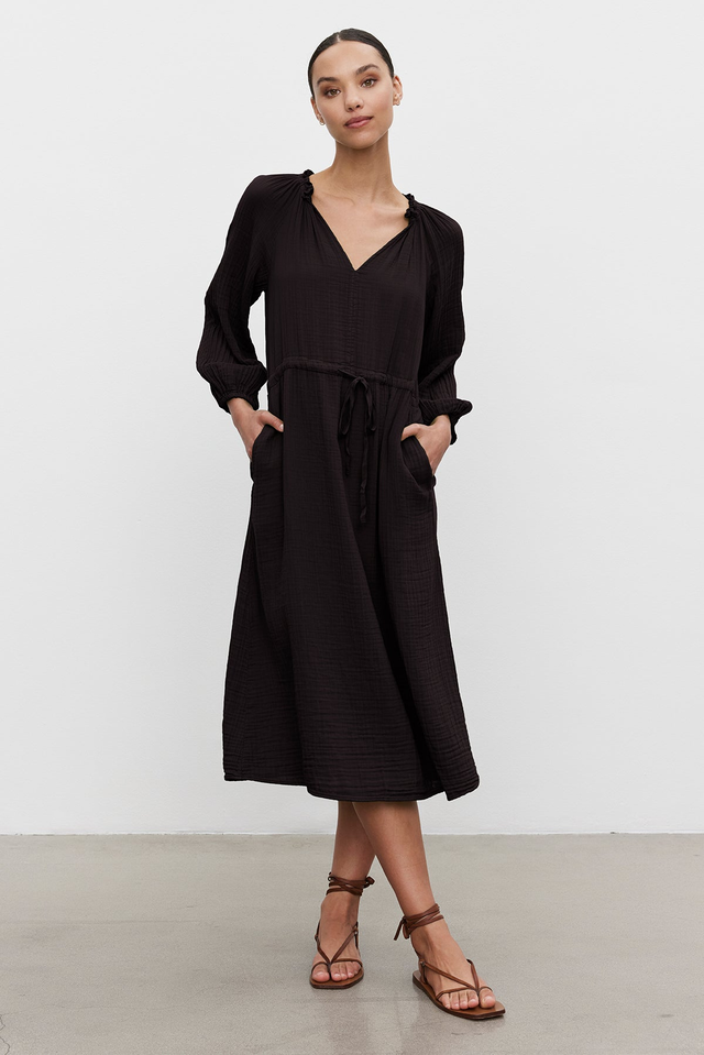 AUDREY COTTON GAUZE DRESS