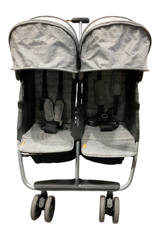 Zoe The Twin V2 Double Stroller, 2024, Luxe Grey