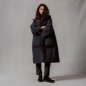 Unisex Corner Changing Robe - Black